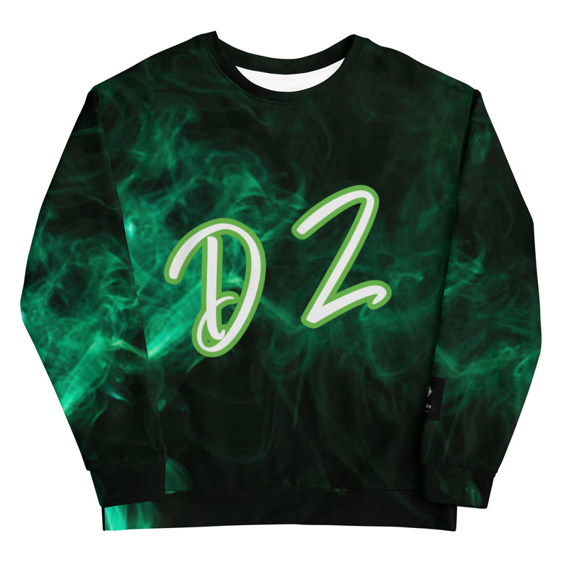 DzThreaDz. Green Haze Unisex Sweatshirt