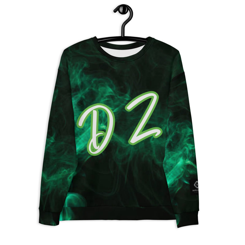 DzThreaDz. Green Haze Unisex Sweatshirt