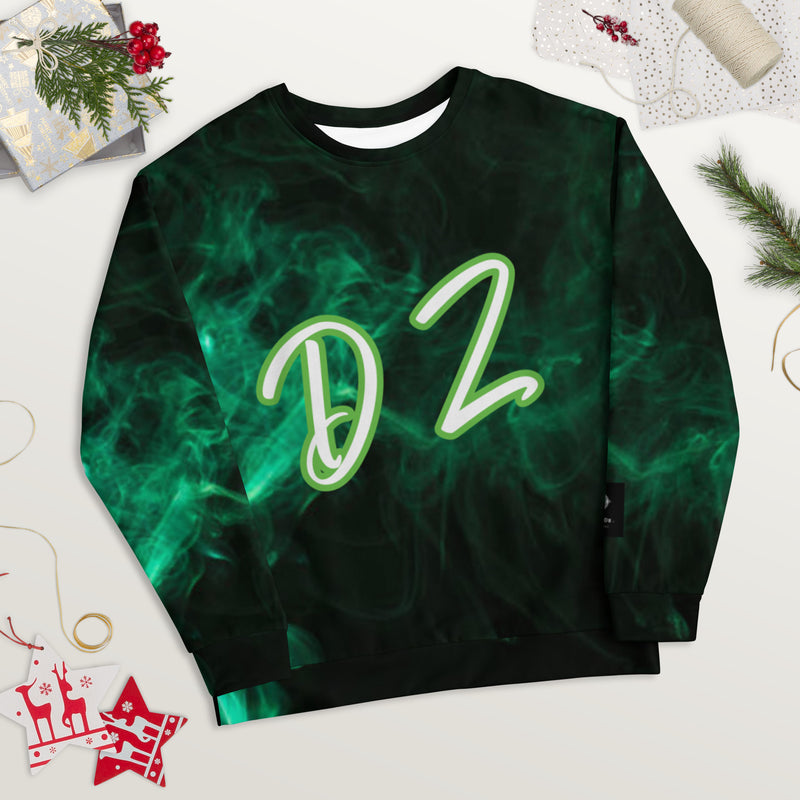 DzThreaDz. Green Haze Unisex Sweatshirt