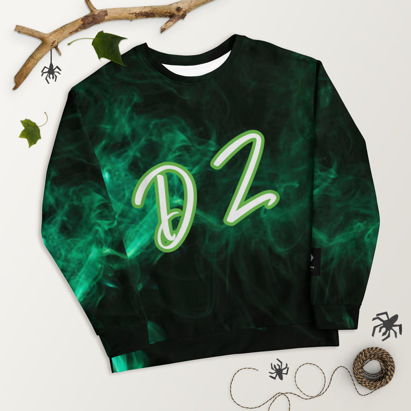 DzThreaDz. Green Haze Unisex Sweatshirt