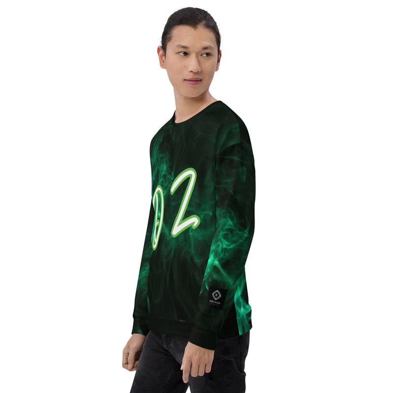 DzThreaDz. Green Haze Unisex Sweatshirt