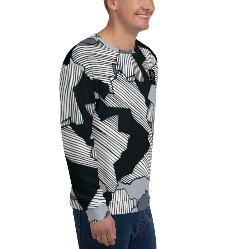 DzThreaDz. Rock Camo Unisex Sweatshirt