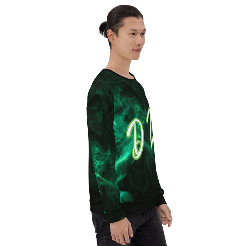 DzThreaDz. Green Haze Unisex Sweatshirt