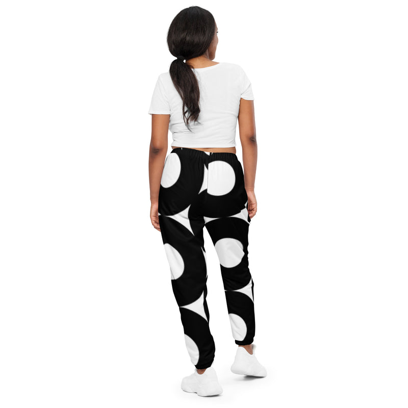 DzThreaDz. Black White Unisex track pants