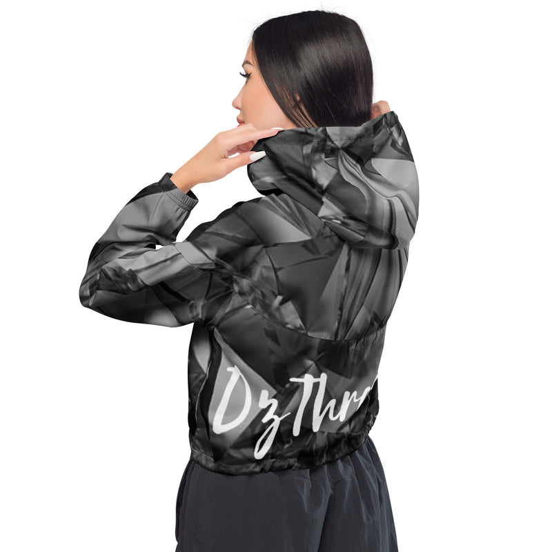 DzThreaDz. Diamond Collection Women’s cropped windbreaker