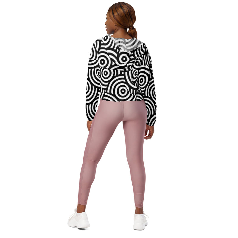 DzThreaDz. Circle Women’s cropped windbreaker