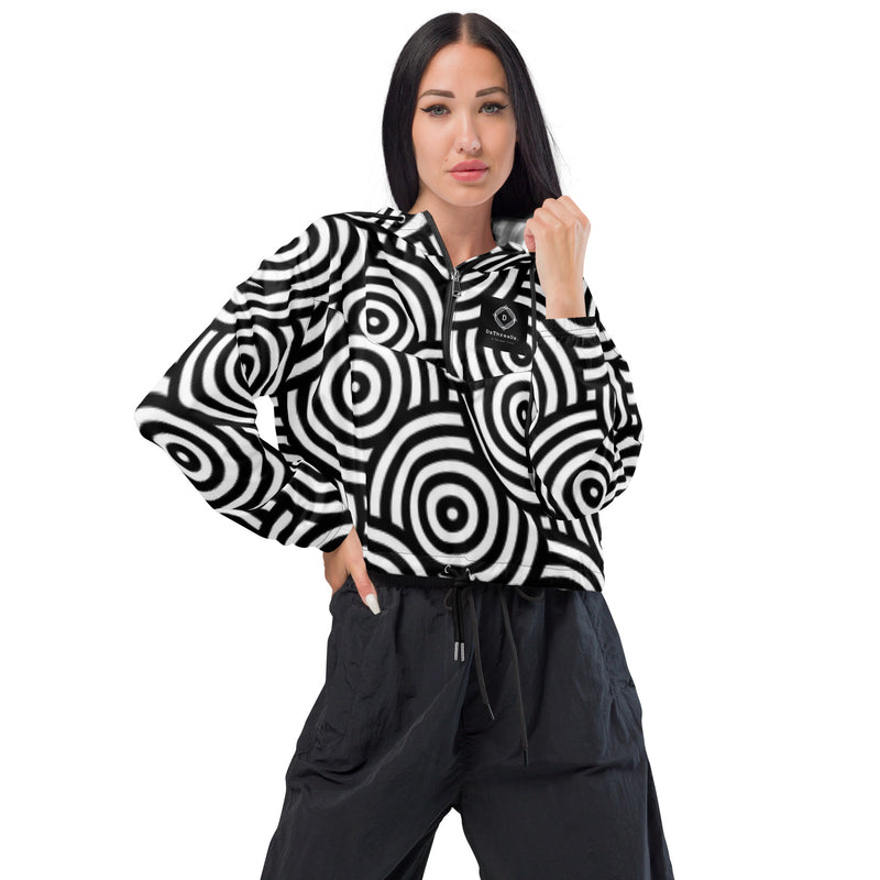 DzThreaDz. Circle Women’s cropped windbreaker