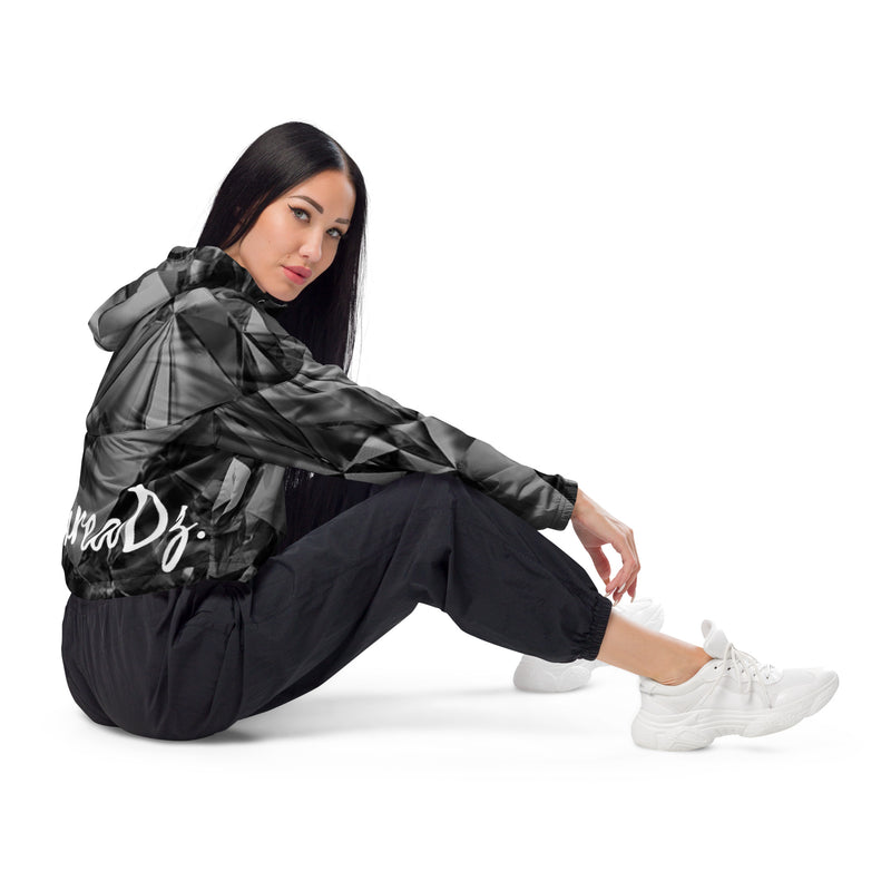 DzThreaDz. Diamond Collection Women’s cropped windbreaker