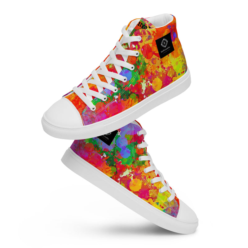 DzThreaDz. Men’s high top canvas shoes