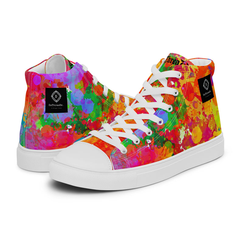 DzThreaDz. Men’s high top canvas shoes