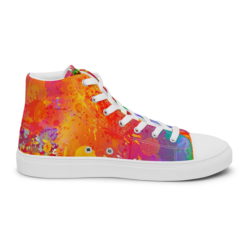 DzThreaDz. Men’s high top canvas shoes