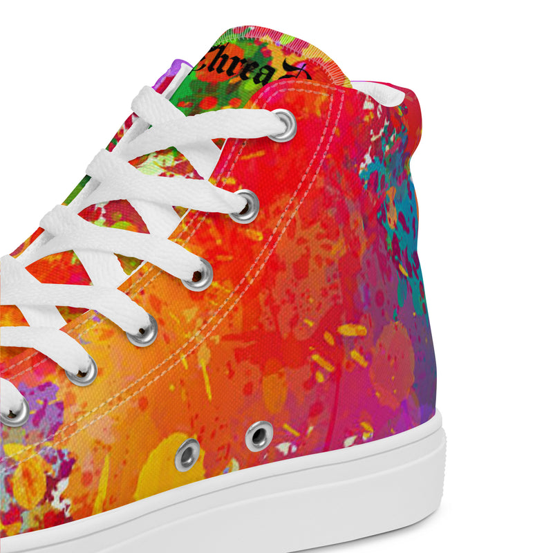 DzThreaDz. Men’s high top canvas shoes