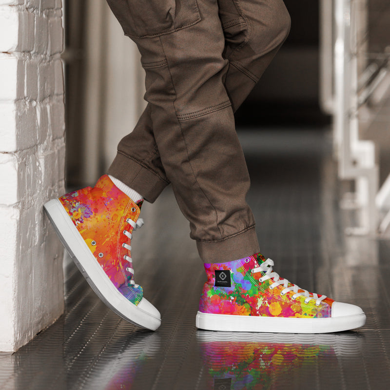 DzThreaDz. Men’s high top canvas shoes