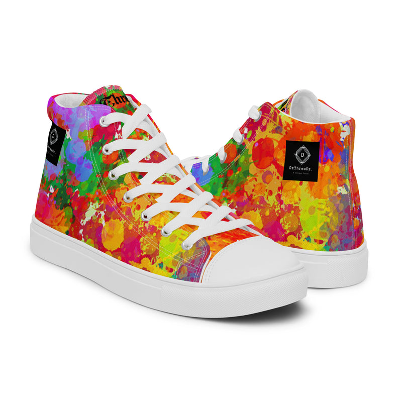 DzThreaDz. Men’s high top canvas shoes