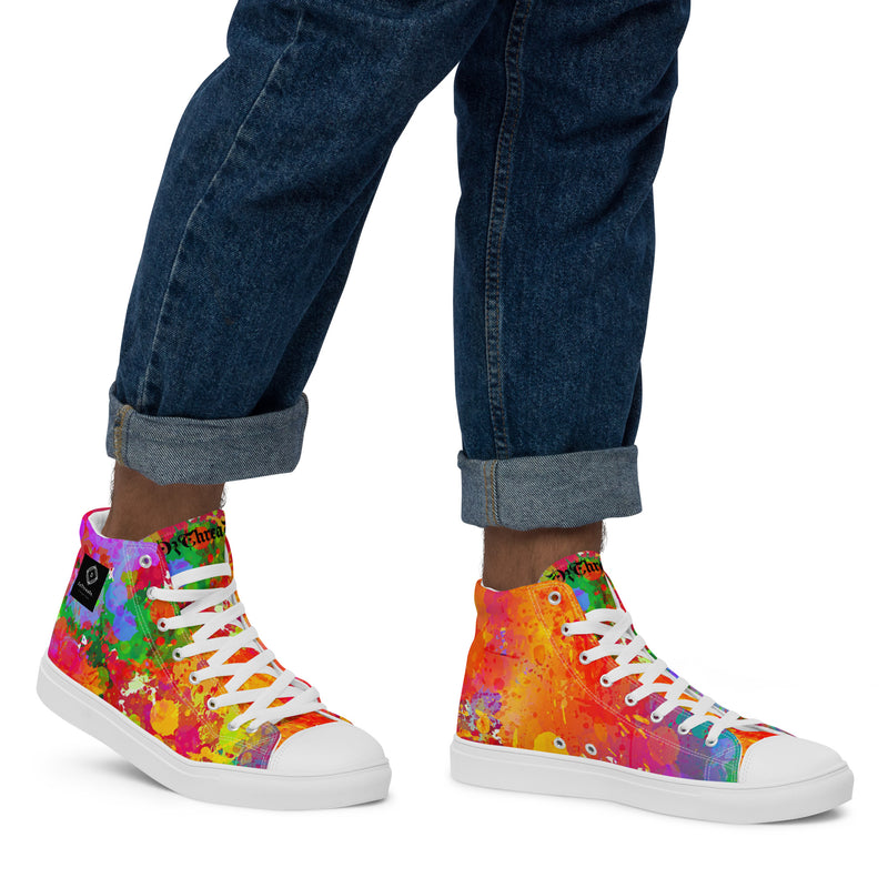 DzThreaDz. Men’s high top canvas shoes