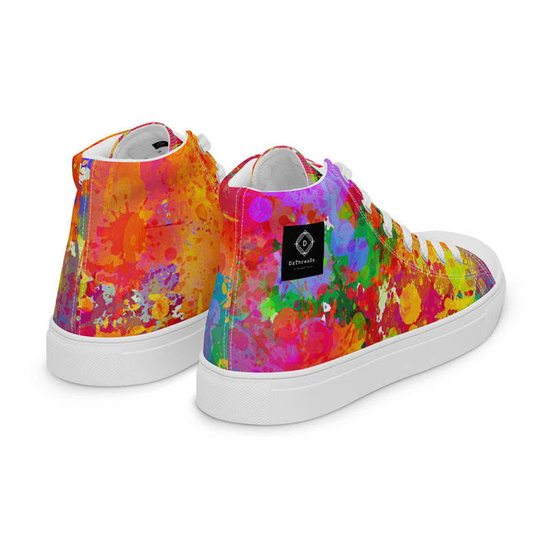 DzThreaDz. Men’s high top canvas shoes