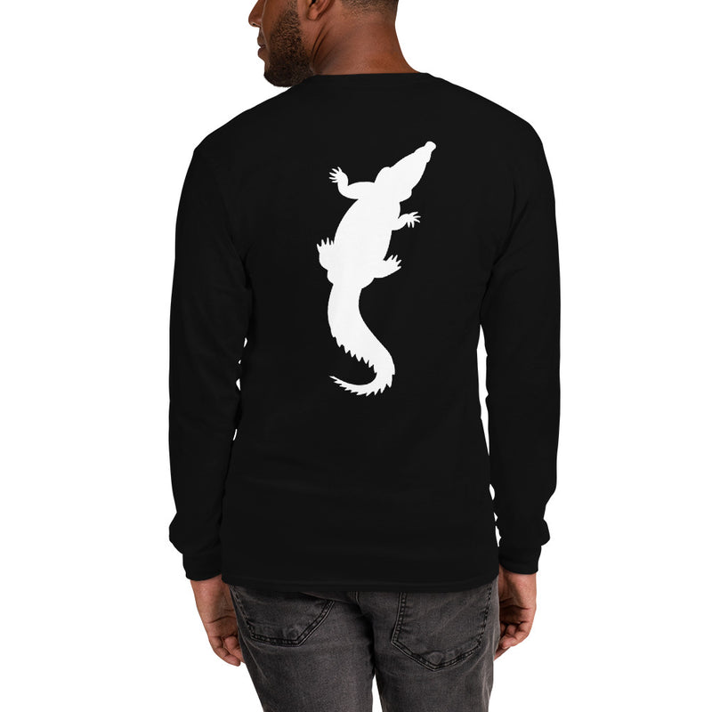 DzThreaDz. Gator Print Men’s Long Sleeve Shirt