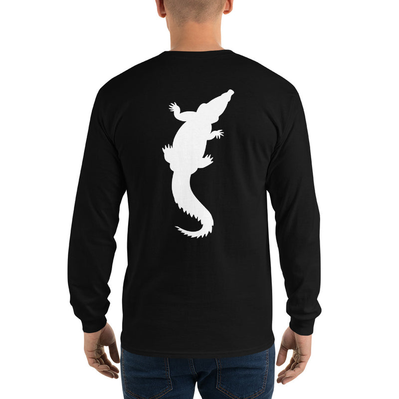 DzThreaDz. Gator Print Men’s Long Sleeve Shirt