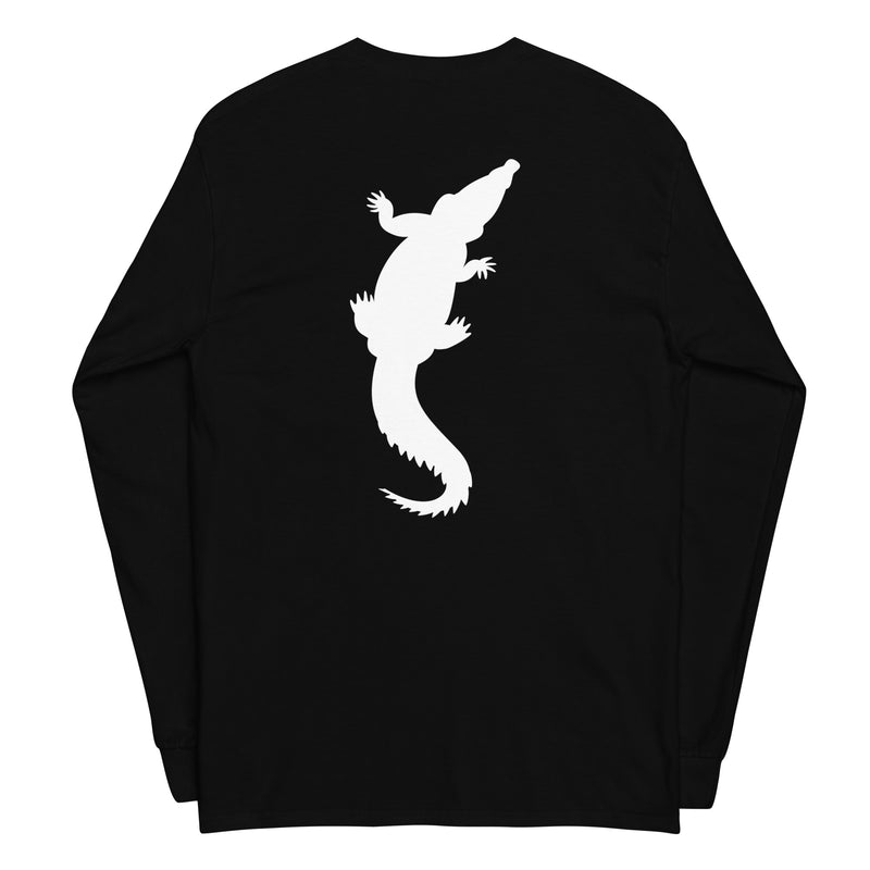 DzThreaDz. Gator Print Men’s Long Sleeve Shirt