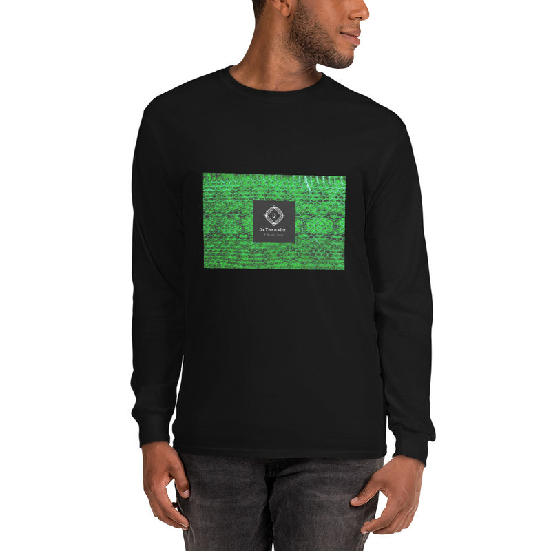 DzThreaDz. Gator Print Men’s Long Sleeve Shirt