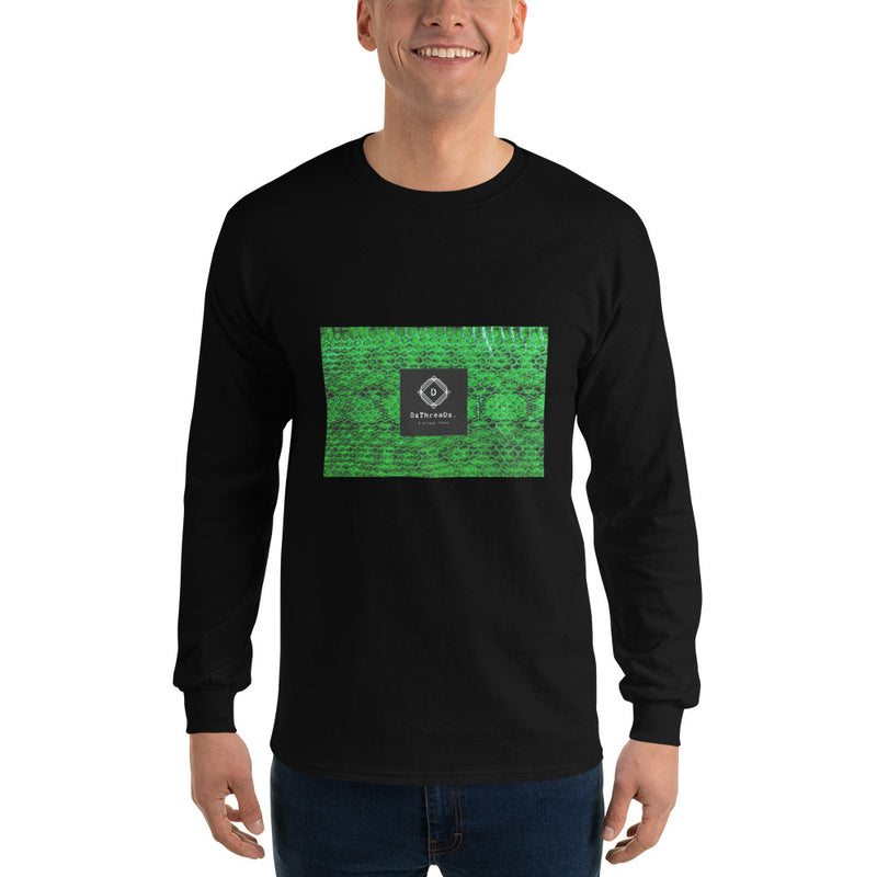 DzThreaDz. Gator Print Men’s Long Sleeve Shirt