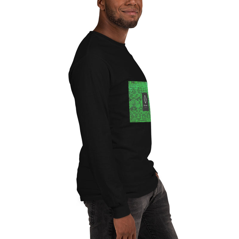 DzThreaDz. Gator Print Men’s Long Sleeve Shirt