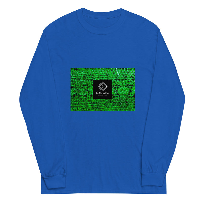 DzThreaDz. Gator Print Men’s Long Sleeve Shirt