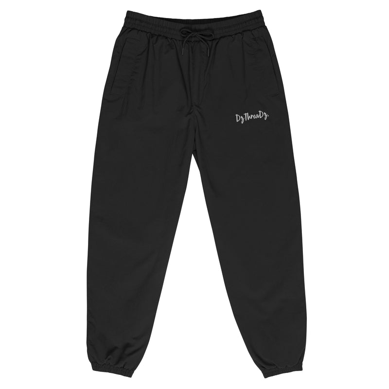 DzThreaDz. Embroidered Recycled tracksuit trousers