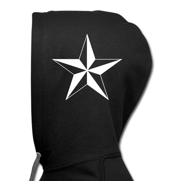 DzThreaDz. Nautical Wing Contrast Hoodie - black/asphalt