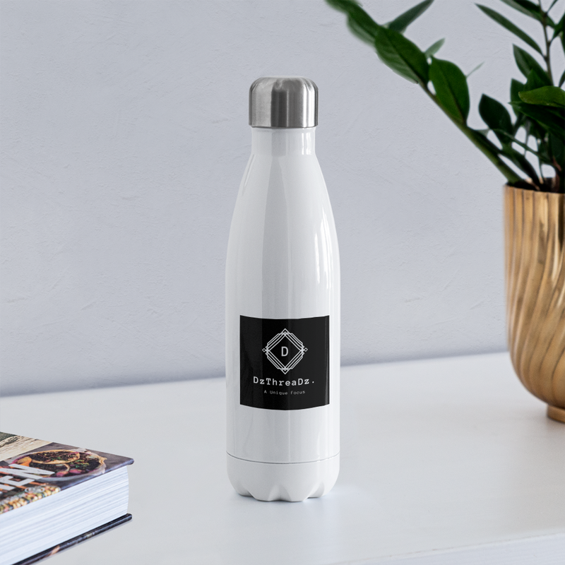DzThreaDz. Water bottle Insulated Stainless Steel Water Bottle - white