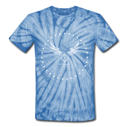 DzThreaDz. Men’s Long Body Urban Tee - spider baby blue