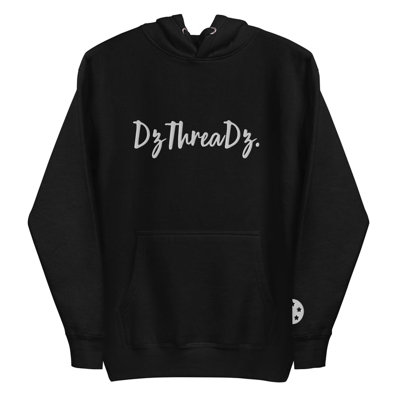 DzThreaDz. Embroidered Gold BackUnisex Hoodie