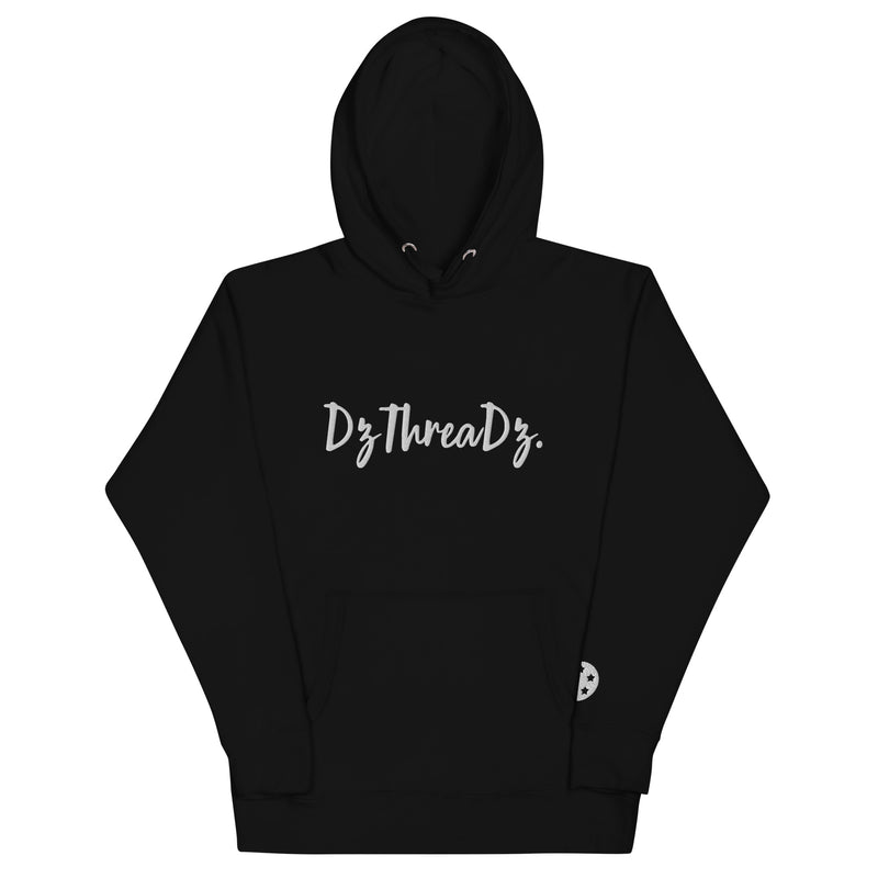 DzThreaDz. Embroidered Gold BackUnisex Hoodie